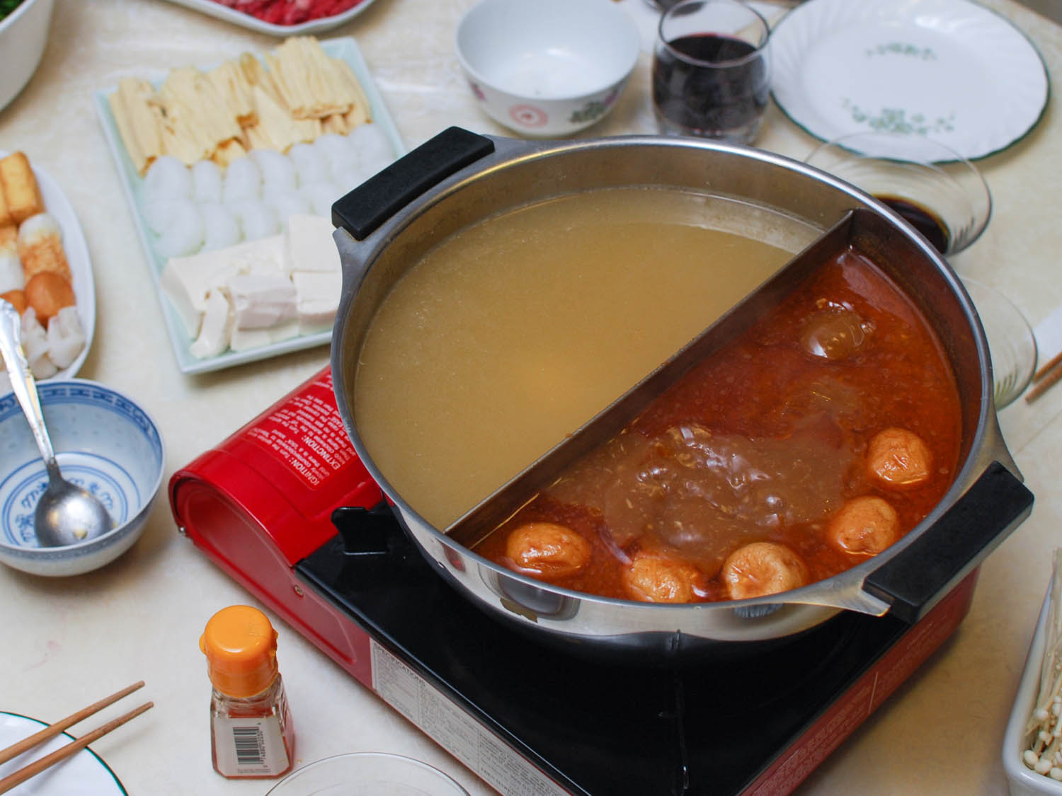 Hot Pot Broths and Dipping Sauces
